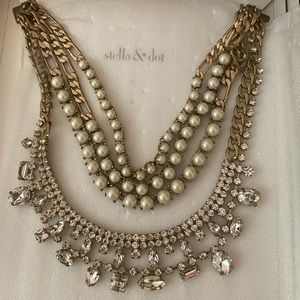 Stella & Dot Regency Statement necklace nib